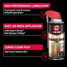 2 Pack 3-in-one Professional Garage Door Lubricant 2 Ways 11 Oz