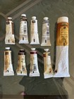Winsor   Newton 8 Oil Paint 37ml   1 200 Ml Lot Of 9 Tubes Earth Tones Used  195