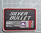 Coors Banquet Silver Bullet Beer Embroidered 3in Iron   Sew-on Patch