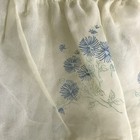 Vintage Baby Dress Yellow W blue Flowers Sz 12-18 Months Lace Sheer Party Summer