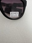 Jones New York Womens Black Oversized Sunglasses 779-x Bmu-gs2 For Parts Only