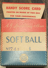 Vintage Spalding 12  Softball  741 W original Box-rubberhide Cover-made In Usa
