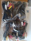 Lot Of 10 New 6 Ft Rca A v Composite Cable Dvd vcr sat hdtv Yellow Red White