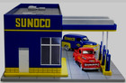 1 48 O Scale Ltd Ed  Sunoco Gas Service Station Pre-lit Led Lighted   2 Diecast
