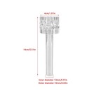 Utysty 2 Pack Aquarium Surface Skimmer Protein Oil Filter Waste Transparent 