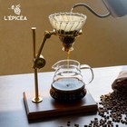 L   pic  a Pour Over Coffee Maker Set  Adjustable Stainless Steel Coffee Dripper