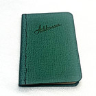 Vintage Green Faux Leather Telephone Address Book By Marquette Quality No  1-222
