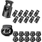 20pcs Cord Locks Spring Loaded Toggle Clips Drawstrings Bags Shoes Diy New