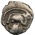 Ngc Certified Quinarius Silver Ancient Coin Celtic Gaul Horse Rome Very Fine 1bc