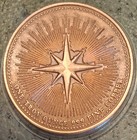 10 Wolf   Small Wolf   1oz Bu Copper Round  999 Fine Bullion -3d Hi-relief Cb