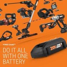 Wg252 Worx 20v Cordless 2-in-1 Hedge Trimmer W  Attachment Capabilities