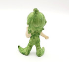 Lefton Pixie Elf Green Ceramic Hand Painted Japan 4 