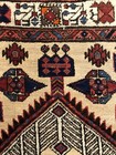 Antique Used Old Handmade Per Sian Sarab Wool Runner Rug Size 11 3 Ft By 3 Ft