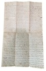 Antique 1795 Colonial Era Indenture Middleton Township Cumberland County Pa