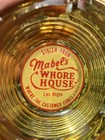 Vtg Amber  stolen From Mabel s Whore House  Las Vegas Nv Glass Ashtray Mcm  read