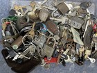 Lot Of 16 Lbs Mixed Vtg Brass Steel Used Small Keys For Lock Padlock Steampunk