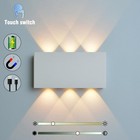 2 Pcs Led Magnetic Wall Sconce Lights rgb 3600mah Wireless Bedside Wall Light