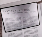 New Us Full Page Book Reading Aid Lens 3x Magnifying Glass Large Magnifier Sheet