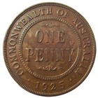 1925  m  Australia Penny - Key Date - King George V - Melbourne Mint