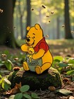 Propin  germany  - Winnie-the-pooh   Hunny Jar Pin