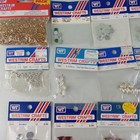 Lot 28 Packs Westrim Crafts Sewing Craft Accessories Faux Jewels Beads Sequins