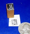 Vintage Or Antique Scales Of Justice Letterpress Printers Block