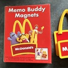 Vintage Mcdonald s Memo Buddy Magnets Set Ronald Grimace Birdie 2001 New