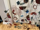 Rate Abstract Metal Wall Art Sculpture All Metal Large Fish Hand Made