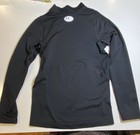 Under Armour Coldgear Boys Fitted Mock Neck Long Sleeve Shirt Black Ym 1366373