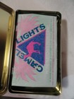 New Vintage 90 s Camel Special Lights Gold Rectangle Tin W matches