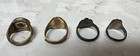 Three 1930s G-men Rings   One Melvin Purvis Special Operative Ring