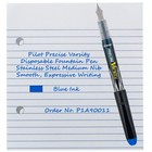 Pilot Precise Varsity 90011 Disposable Fountain Pen  Blue Ink  Pack Of 6 Pens