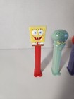 Spongebob Pez Dispensers Lot Of 3 - Squidward  Spongebob  Patrick