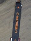Harley Davidson Classic Bar   Shield Logo 16 5  Black orange Lanyard