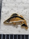 Fish Hat Lapel Pin Pin Back Used  n1415 
