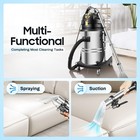 60l Commercial Carpet Cleaning Machine Pro 3in1 Carpet Cleaner Vacuum Extractor
