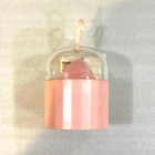Travel Makeup Sponge Holder Beauty Sponge Carrying Case Clear Lid - Pink
