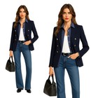 Nwt Brunne Dickey Compatible With Veronica Beard Blazer Button Down Shirt 00-14