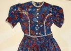 Vintage 1970s Prairie Cottagecore Jcpenney Floral Print High Waist Dress Size 8