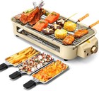 Electric Indoor Grill 2 In 1 Indoor Grill Non-stick 1500w