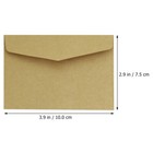  100 Pcs Vintage Envelope Small Storage Envelopes Blank Mini Kraft Paper