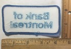 Vintage Bank Of Montreal Canada Logo Iron On Patch Financial Banking Business