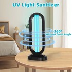 Portable Uv Sanitizer Light W remote Control 4timer Home Ozone Free Upgraded