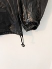 Vintage Mizuno Polyurethane Wet Look Pvc Pullover Baseball Jackets Black Mens Xl