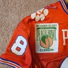 Game Used Clemson Tigers  48 Harom Pringle Football Jersey  Peach Bowl 1993