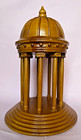 Vtg Grand Tour Style Neoclassical Wood Dome Rotunda Italian Architectural 11 x8 