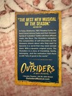 The Outsiders Broadway Musical Flyer Advertisement Original Cast Brody Grant 