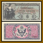 Copy Mpc 1 5 10 25 50 Cents   Dollars  8 Pcs Set   Series 481 Fantasy