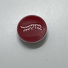 Sunday Red Golf Ball Marker W  Magnetic Hat Clip Red
