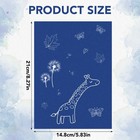 Cyanotype Kit With 30 Sheets Sun Print Paper   Acrylic Panel  Solar Blue